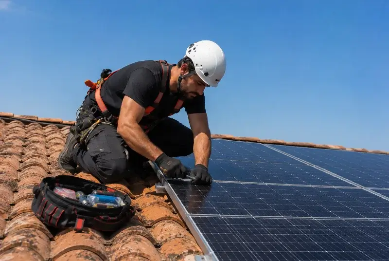 Maintenance et monitoring de panneaux solaires à Pineuilh
