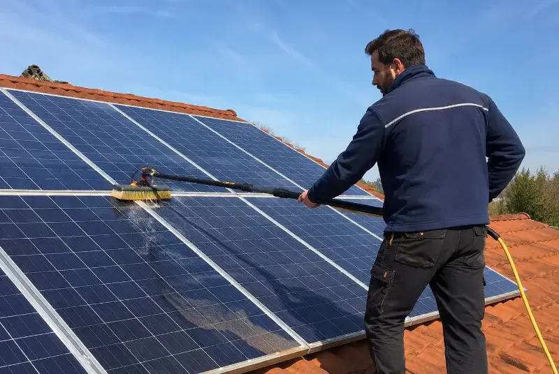 Nettoyage et entretien de panneaux solaires à Pineuilh
